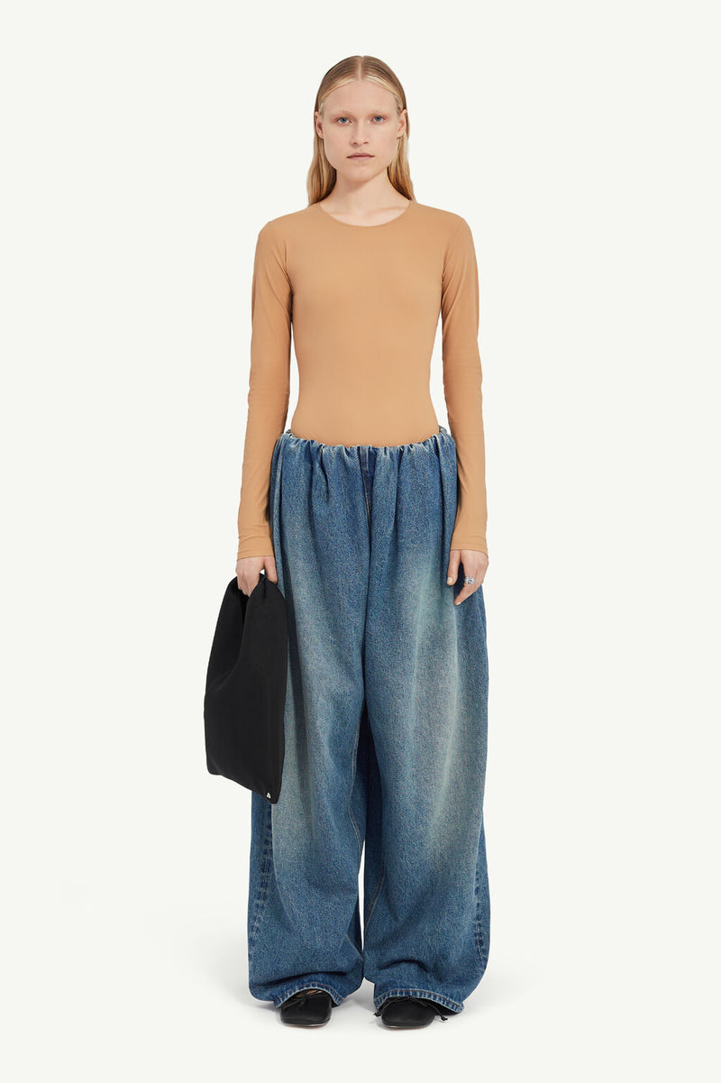 MM6 PANTS DENIM TROUSERS