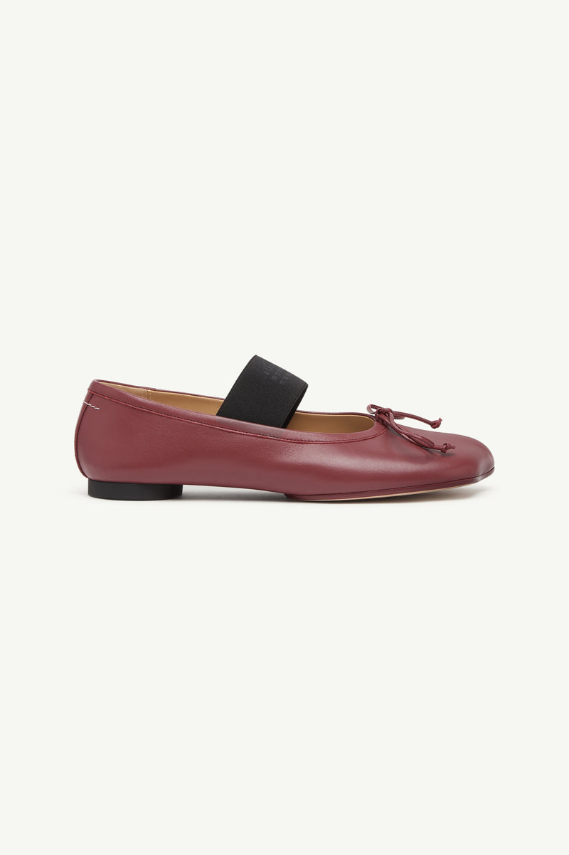 MM6 NUMERIC BALLERINA FLATS