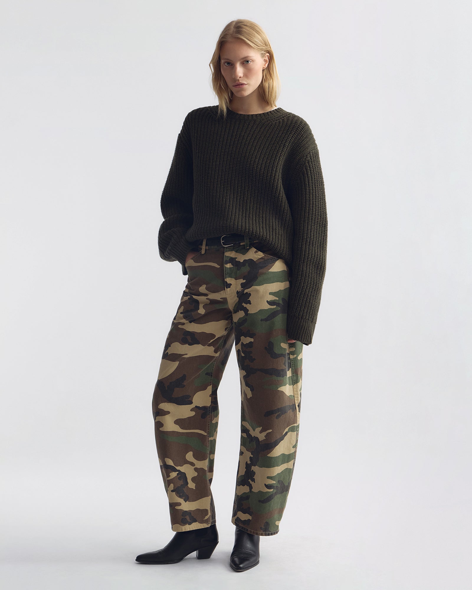 NILI LOTAN TRIBECA JEANS OVERDYED CAMO