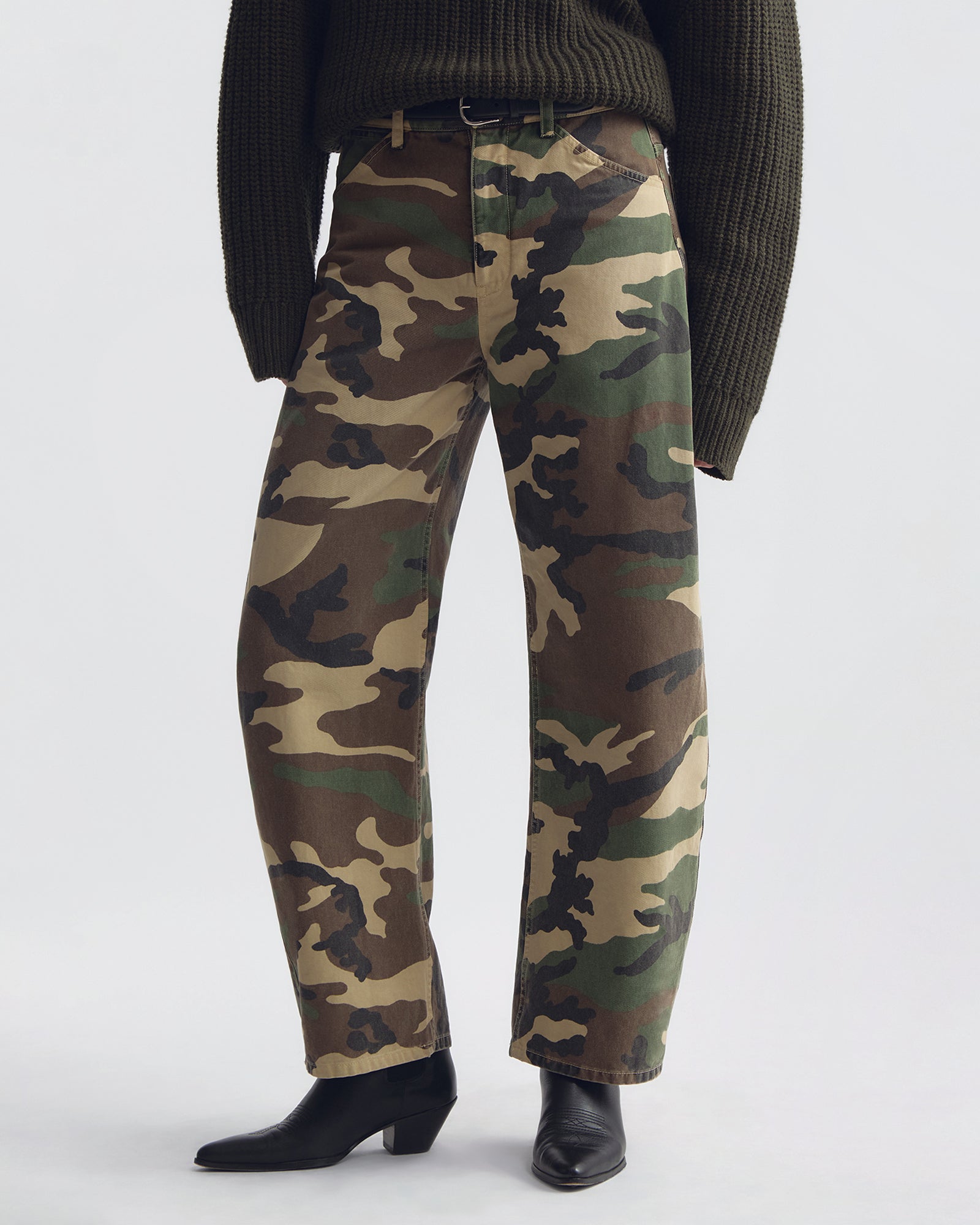 NILI LOTAN TRIBECA JEANS OVERDYED CAMO