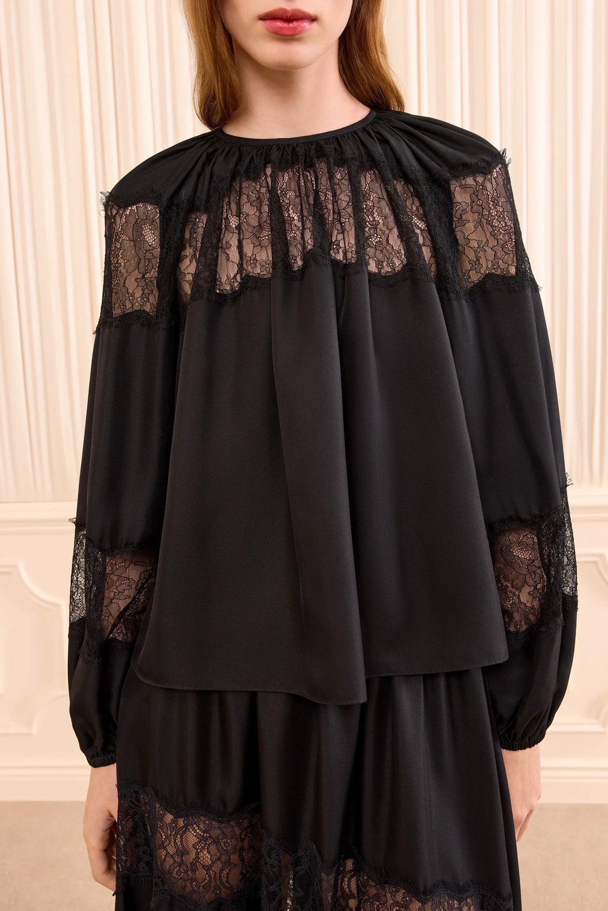 ULLA JOHNSON BESS SILK BLOUSE