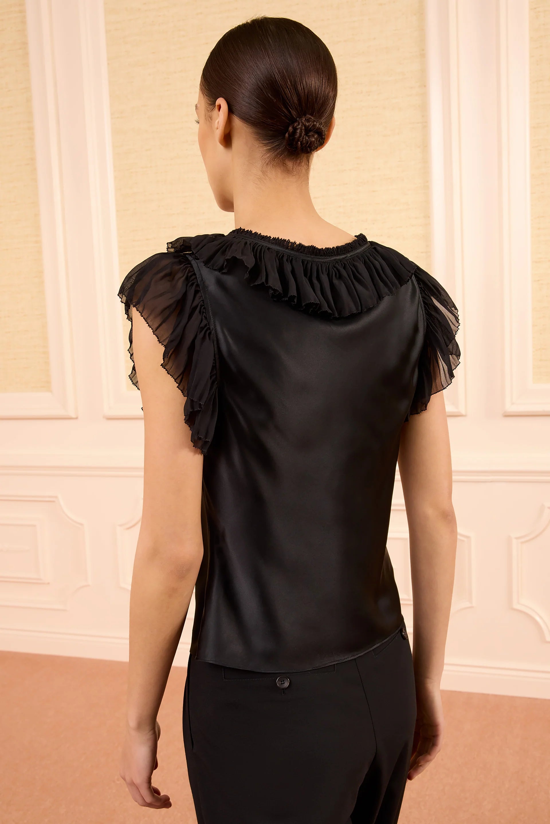 ULLA JOHNSON ILYANA SILK TOP