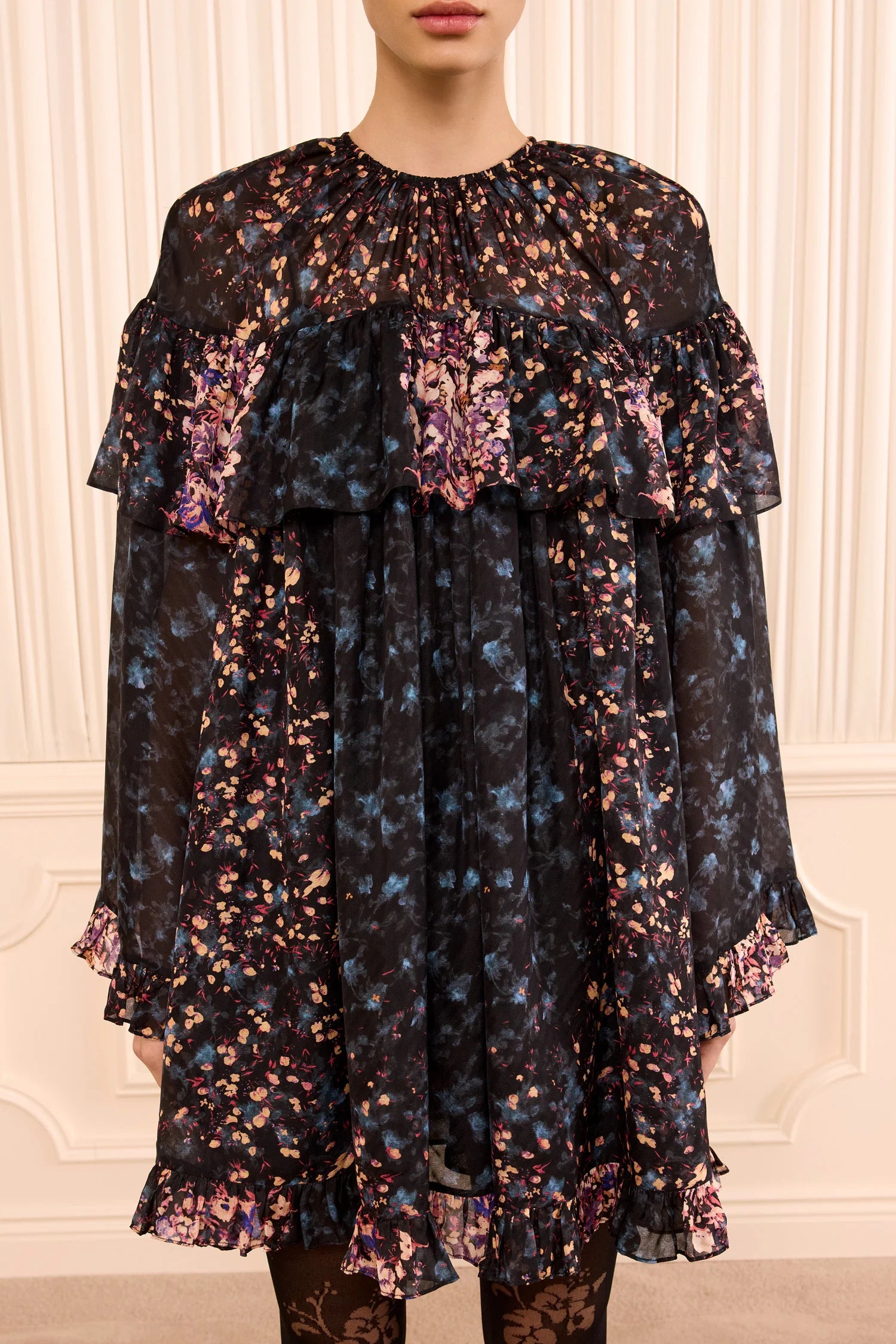 ULLA JOHNSON LUNE SILK MINI DRESS