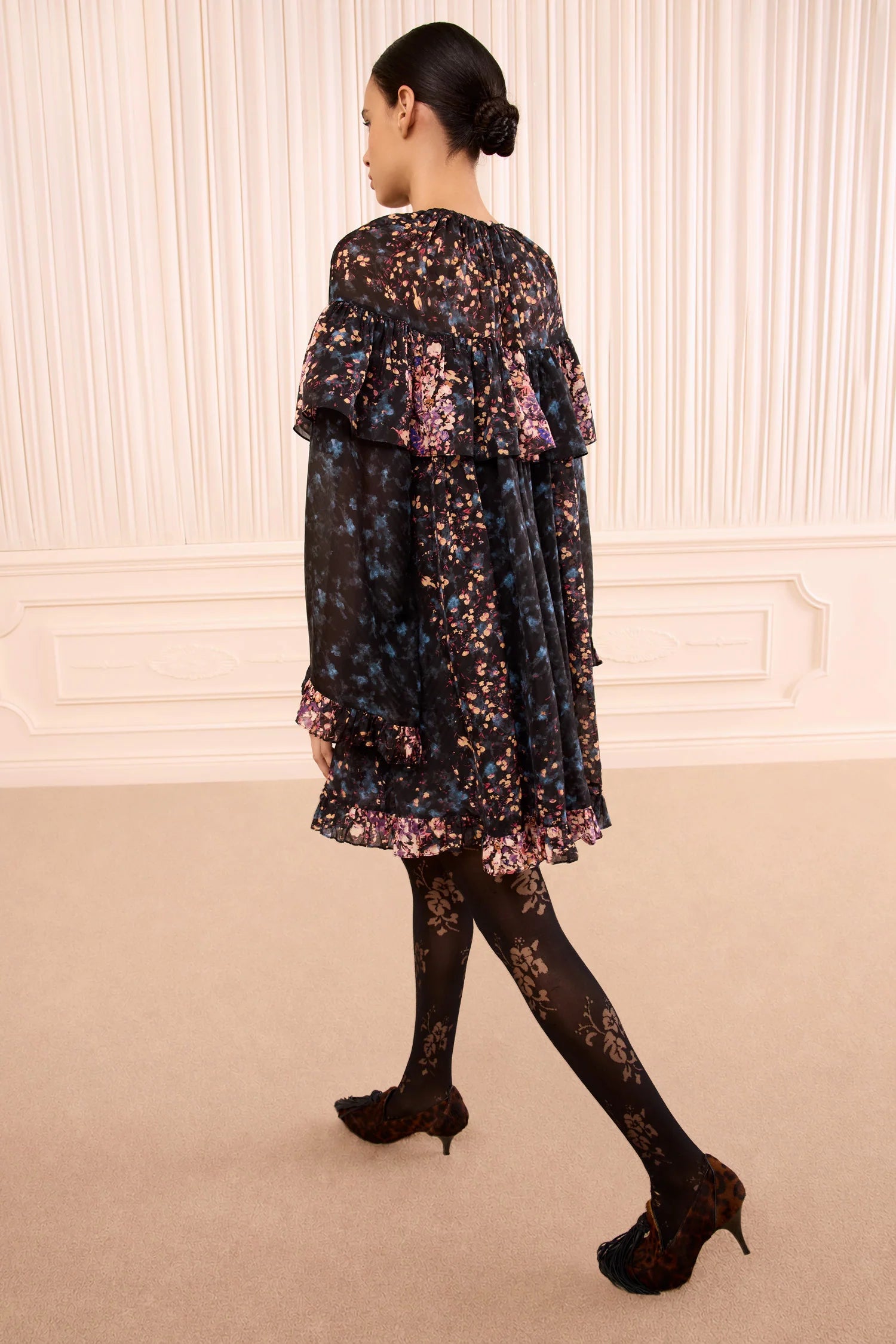 ULLA JOHNSON LUNE SILK MINI DRESS
