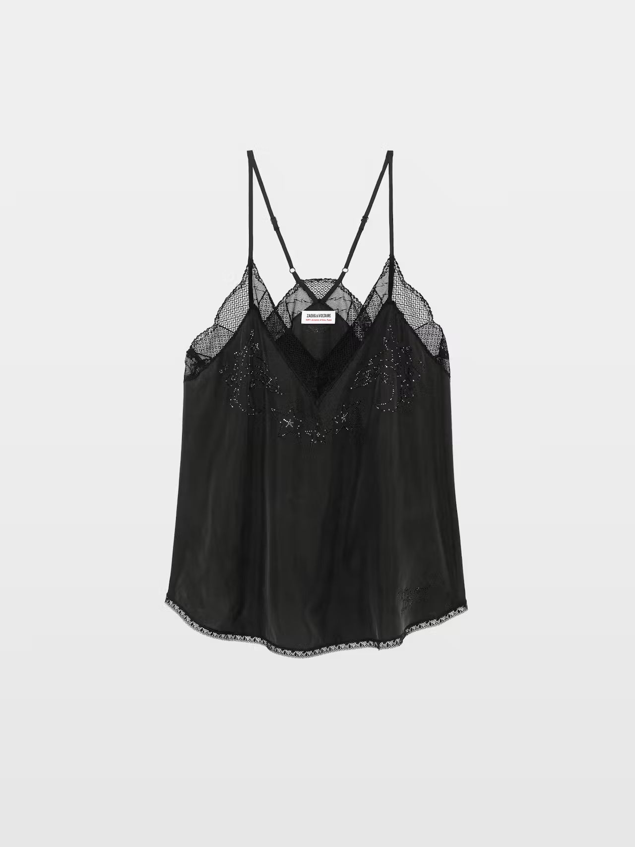 ZADIG & VOLTAIRE CHRISTY SILK CAMI