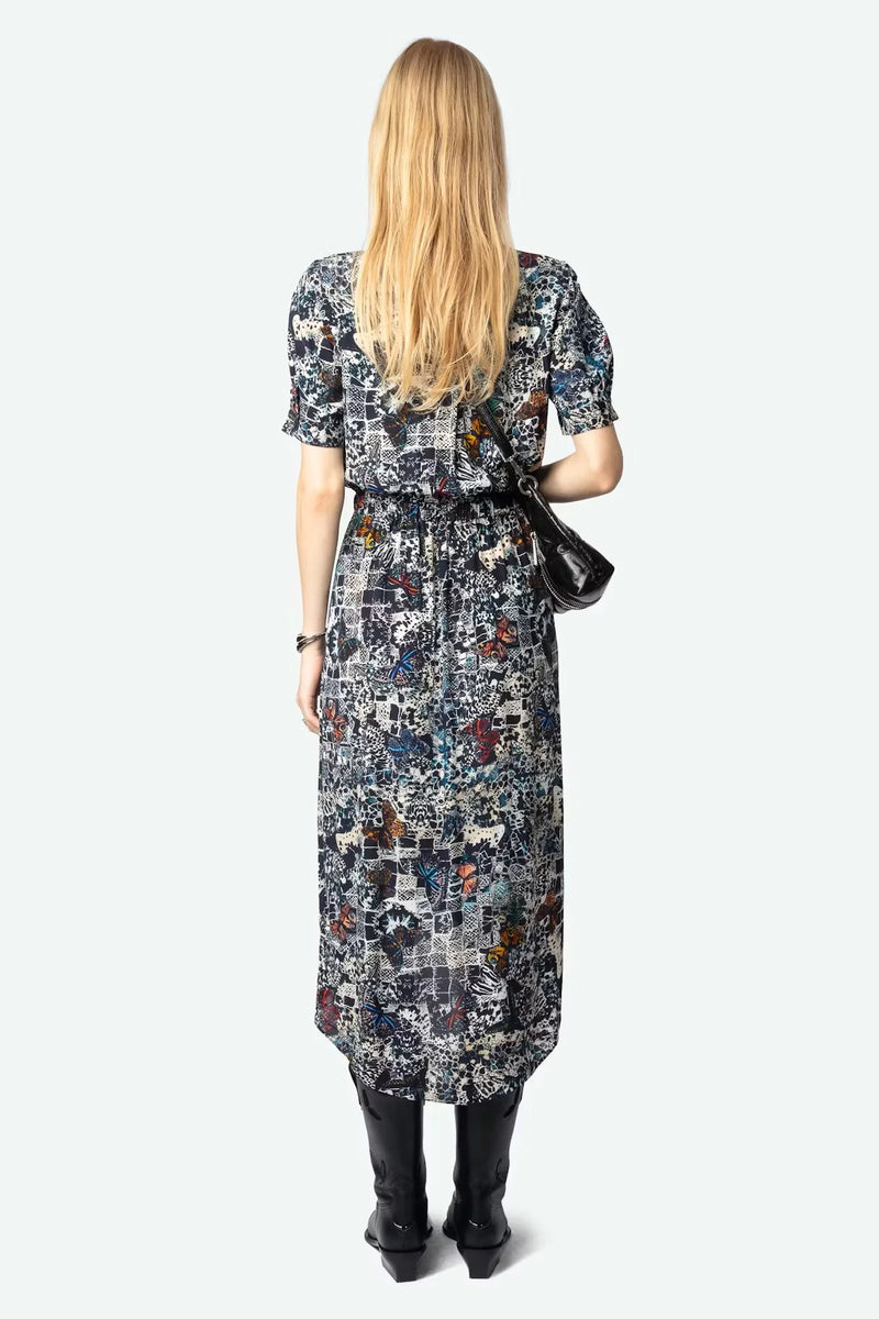 ZADIG & VOLTAIRE RIMAZ SOFT BUTTERFLIES ENCRE