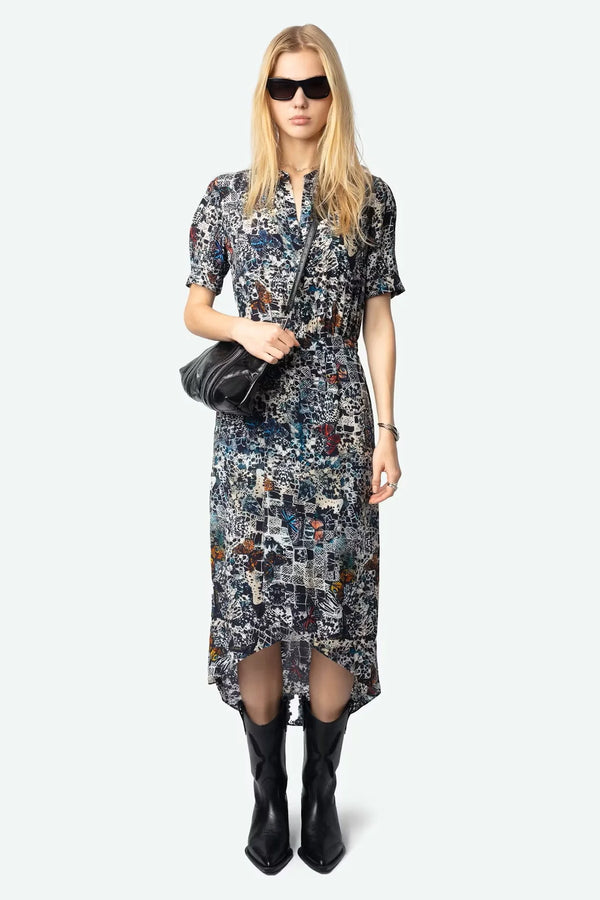 ZADIG & VOLTAIRE RIMAZ SOFT BUTTERFLIES ENCRE