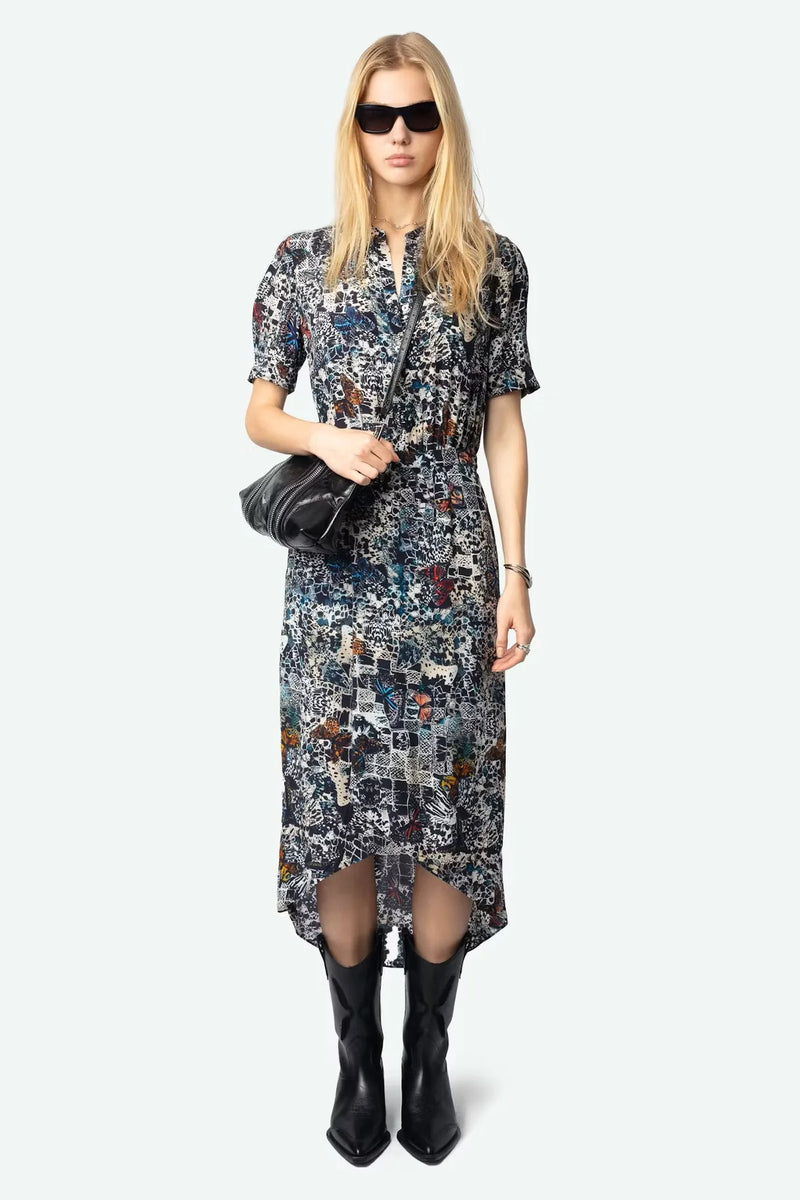 ZADIG & VOLTAIRE RIMAZ SOFT BUTTERFLIES ENCRE