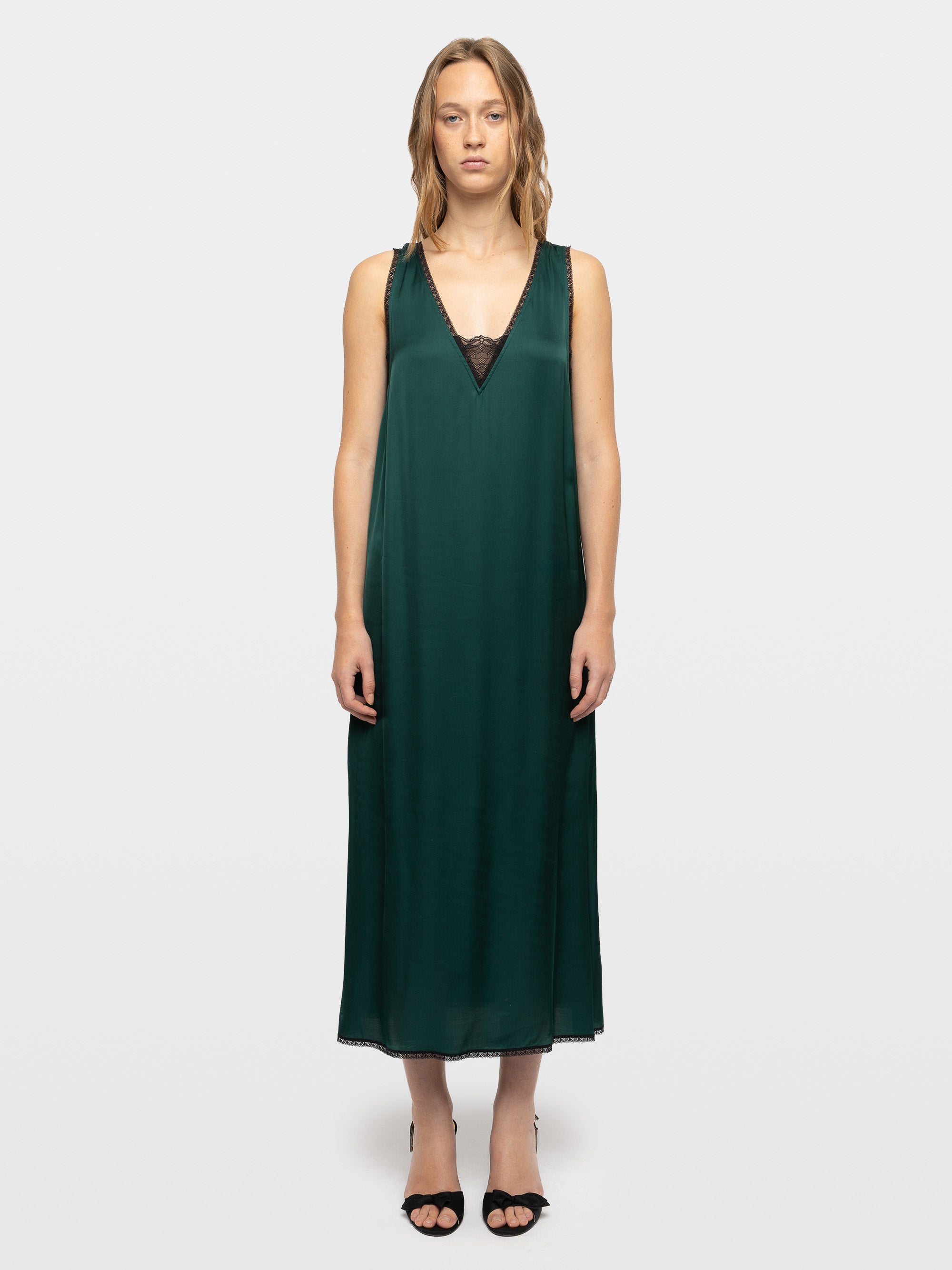 ZADIG & VOLTAIRE RENZO DRESS RAINFOREST