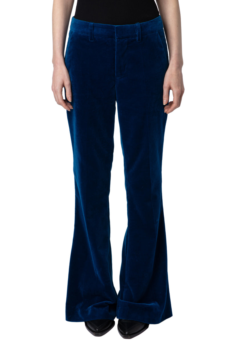 ZADIG & VOLTAIRE PREVY VELVET TROUSERS