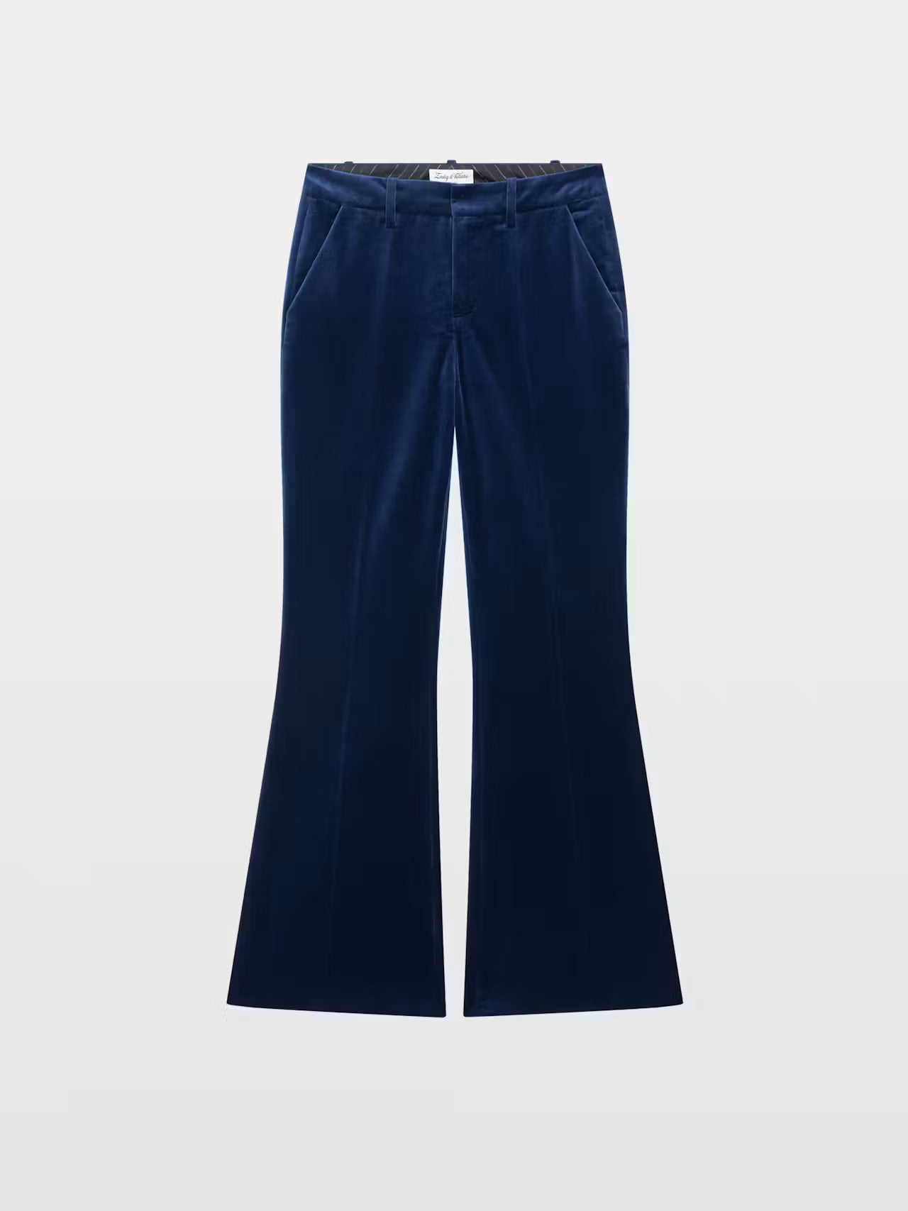 ZADIG & VOLTAIRE PREVY VELVET TROUSERS MARINE