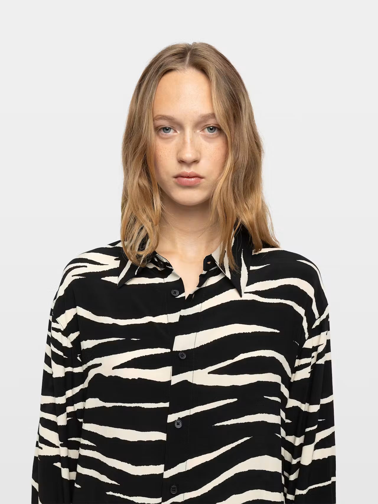 ZADIG & VOLTAIRE TYRICA ZEBRA SHIRT