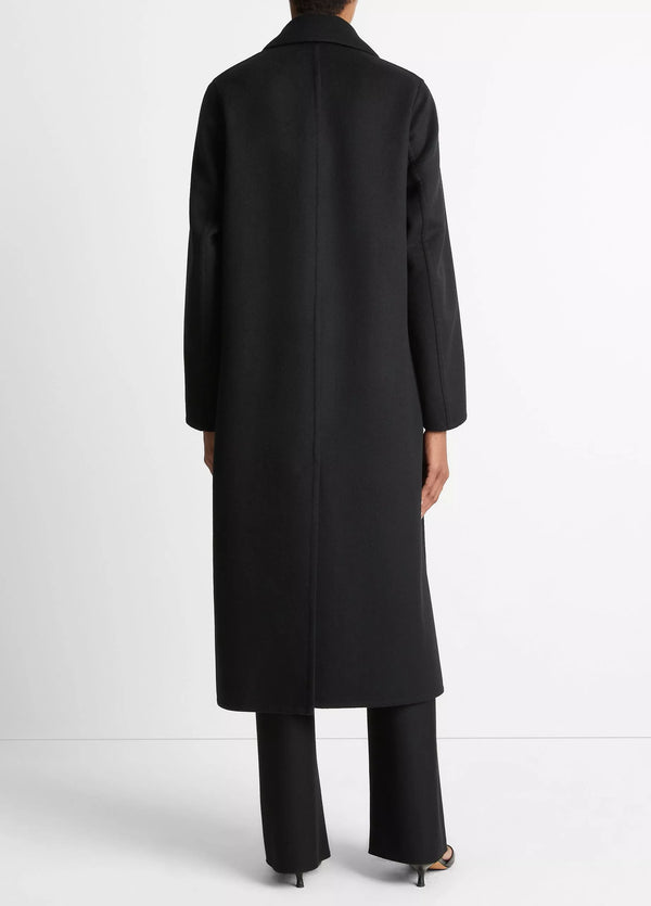 VINCE CLASSIC WOOL BLEND COAT