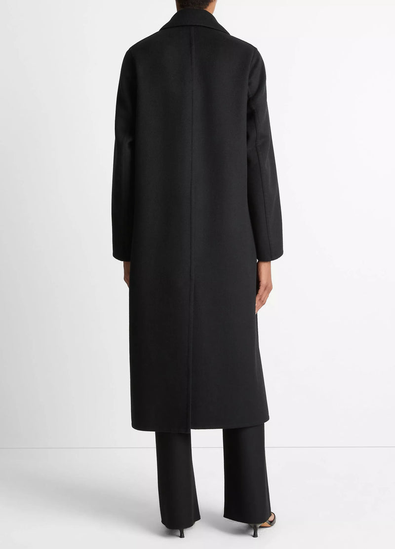 VINCE CLASSIC WOOL BLEND COAT