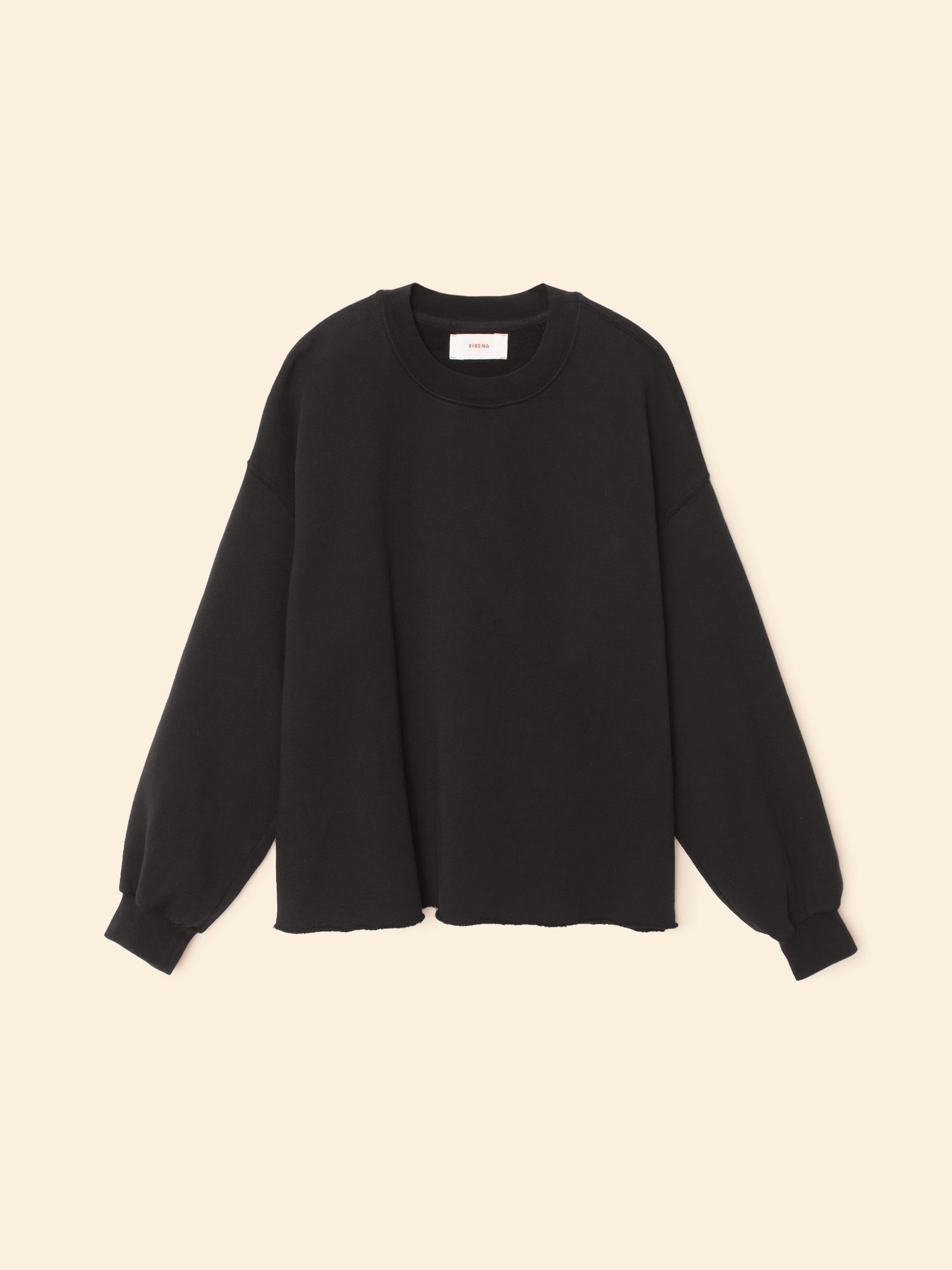 XIRENA MARATHON SWEATSHIRT BLACK