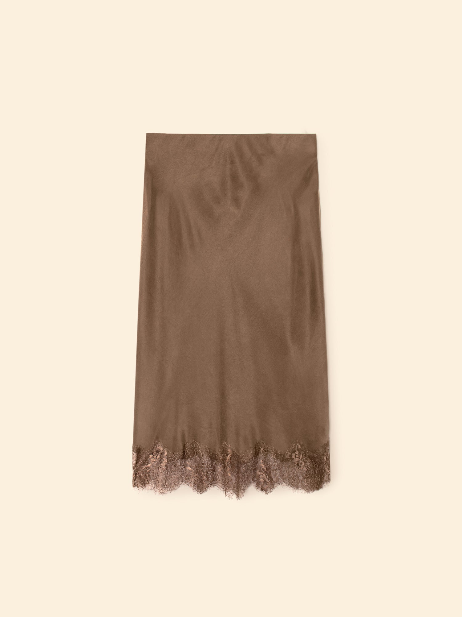 XIRENA YVETTE SKIRT OLIVE BROWN