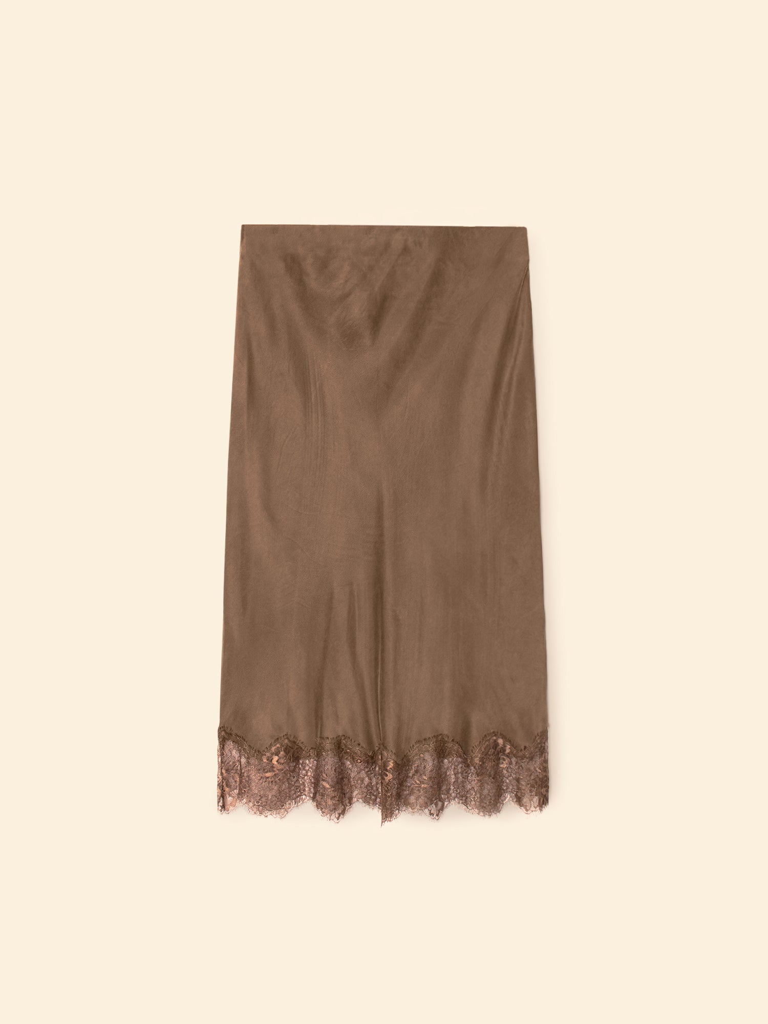 XIRENA YVETTE SKIRT OLIVE BROWN