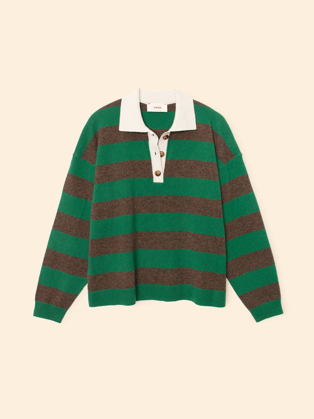 XIRENA BRAXTON SWEATER BOTANICAL GREEN
