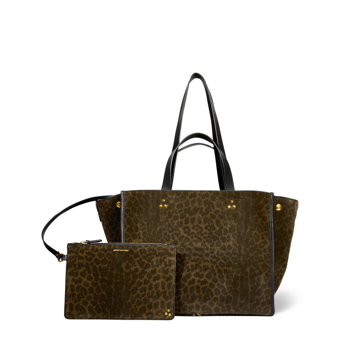 JEROME DREYFUSS LEON MEDIUM LEOPARD