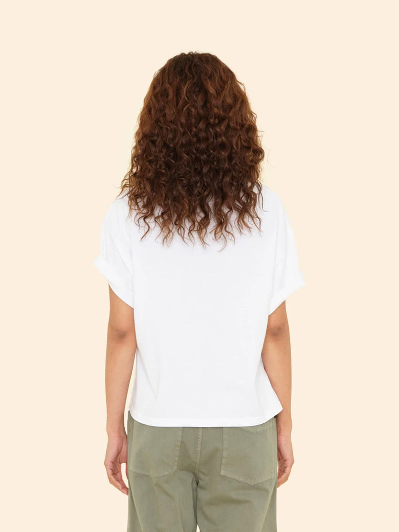 XIRENA WHITE PALMER TEE