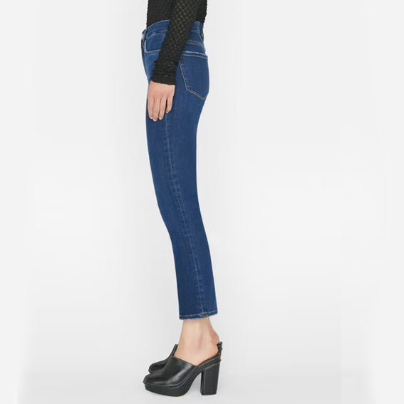 FRAME LE CROP MINI BOOT JEANS IN MAJESTY