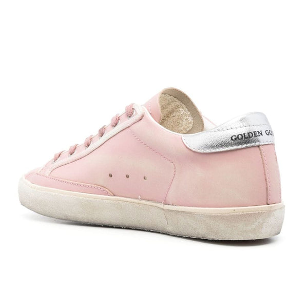 GOLDEN GOOSE SUPER STAR SKATE SNEAKERS IN DUSTY-PINK LEATHER