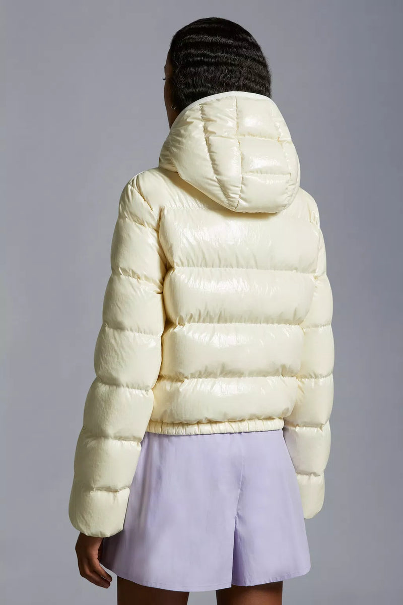 MONCLER LIGHT YELLOW ANDRO PADDED JACKET