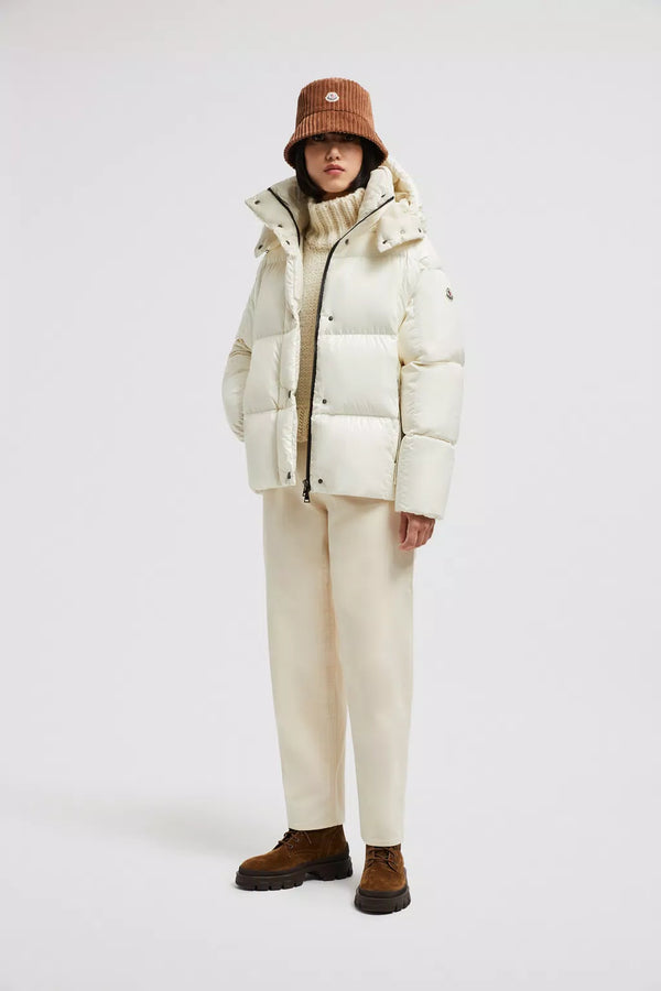 MONCLER WHITE PARANA DOWN JACKET