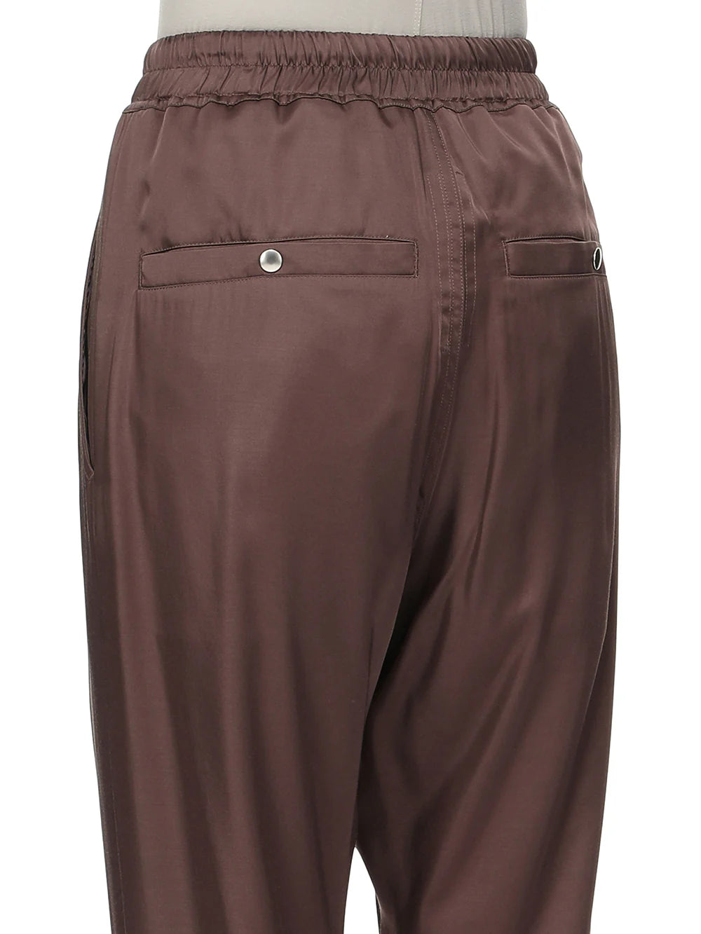 RICK OWENS TRACK PANTS GRAPE