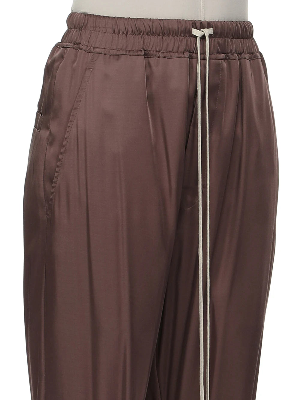 RICK OWENS TRACK PANTS GRAPE
