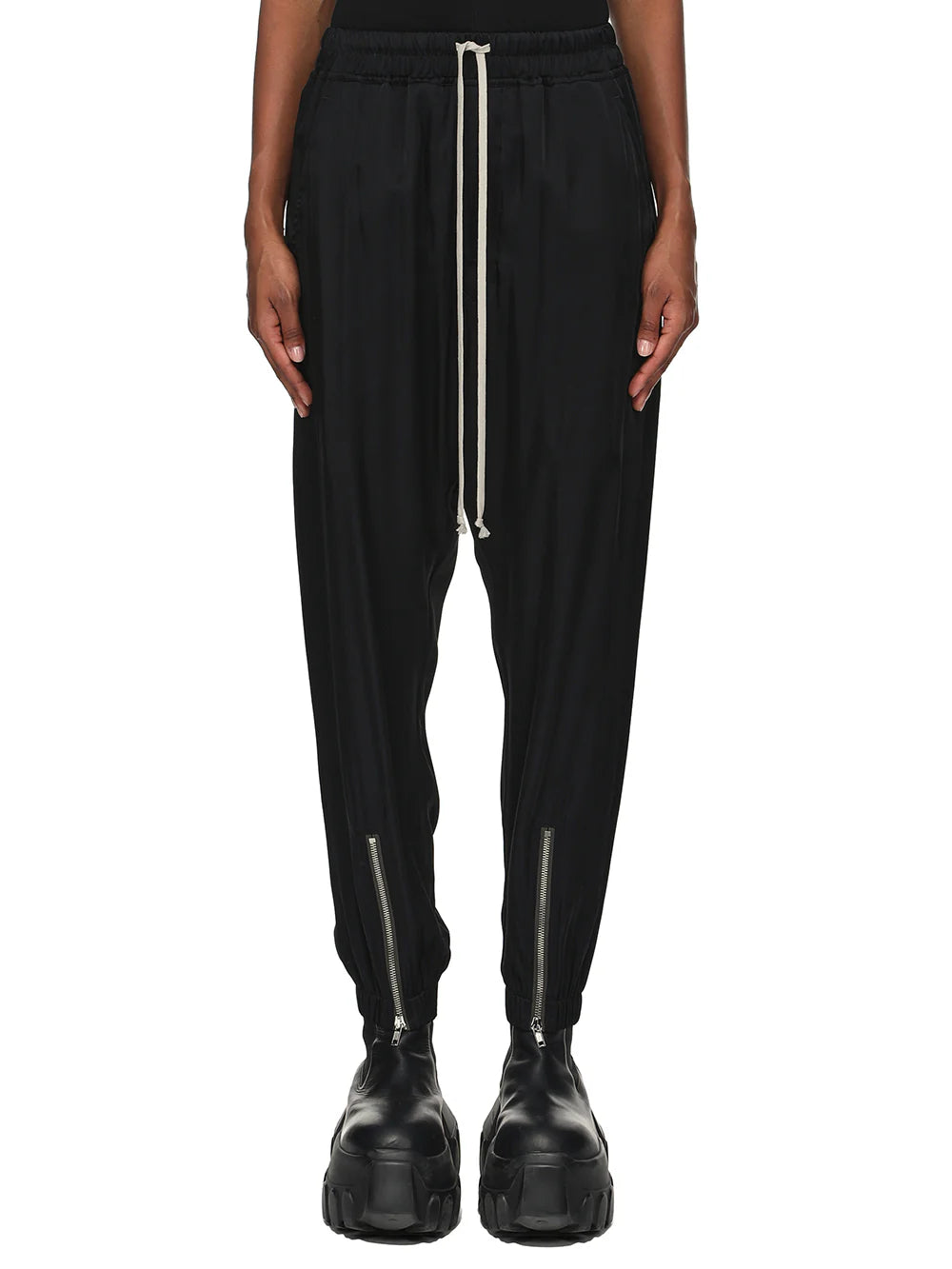 RICK OWENS TRACK PANT BLACK