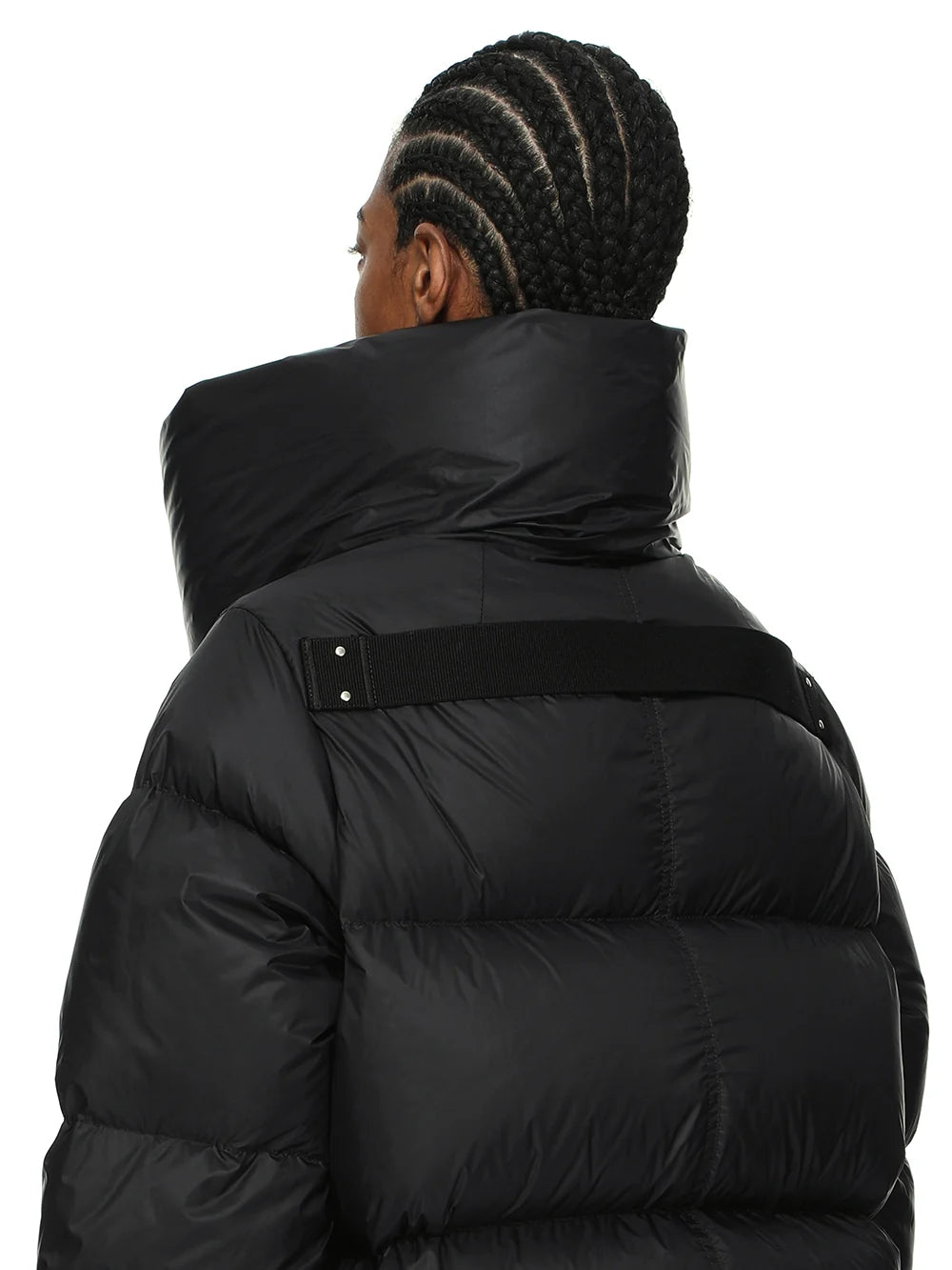 RICK OWENS FUNNEL JACKET BLACK