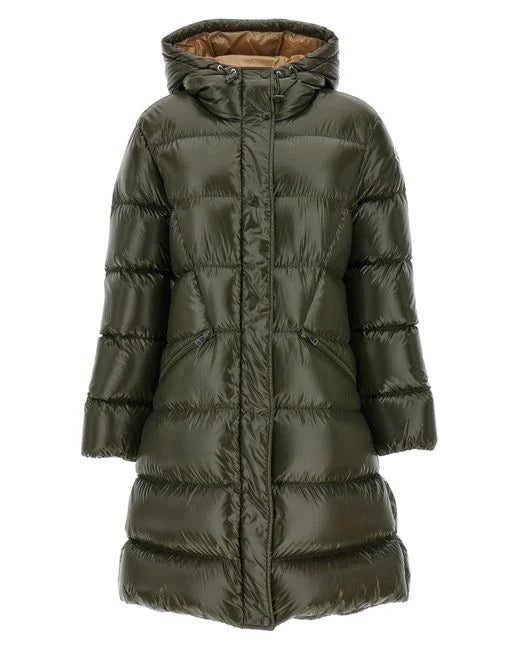 Khaki moncler coat best sale