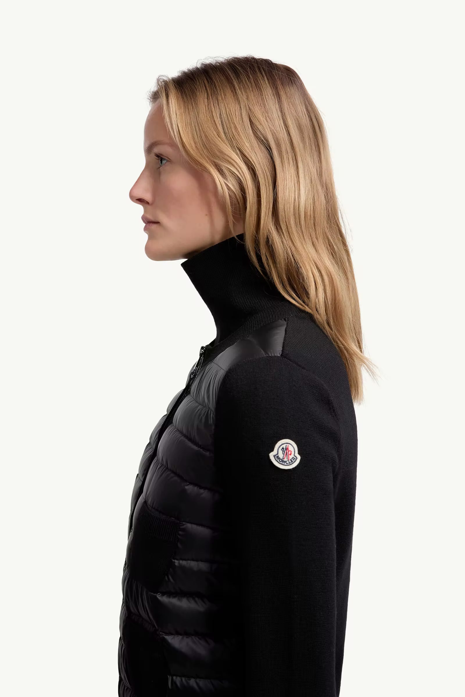 MONCLER TRICOT CARDIGAN BLACK