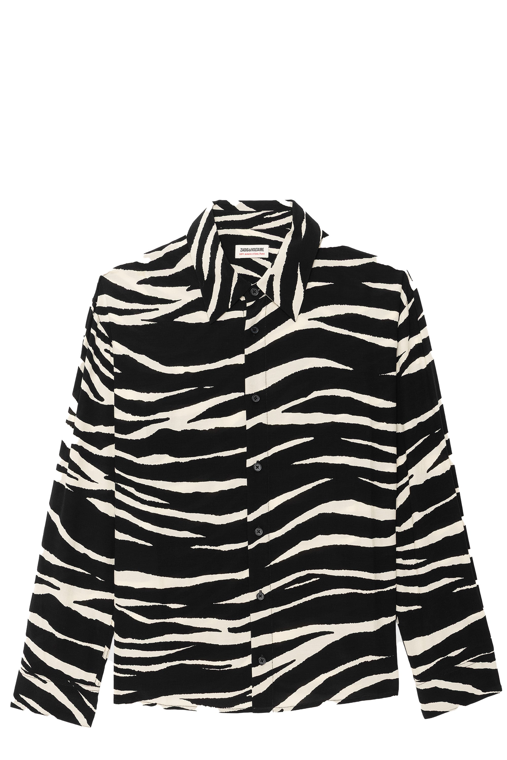 ZADIG & VOLTAIRE TYRICA ZEBRA SHIRT