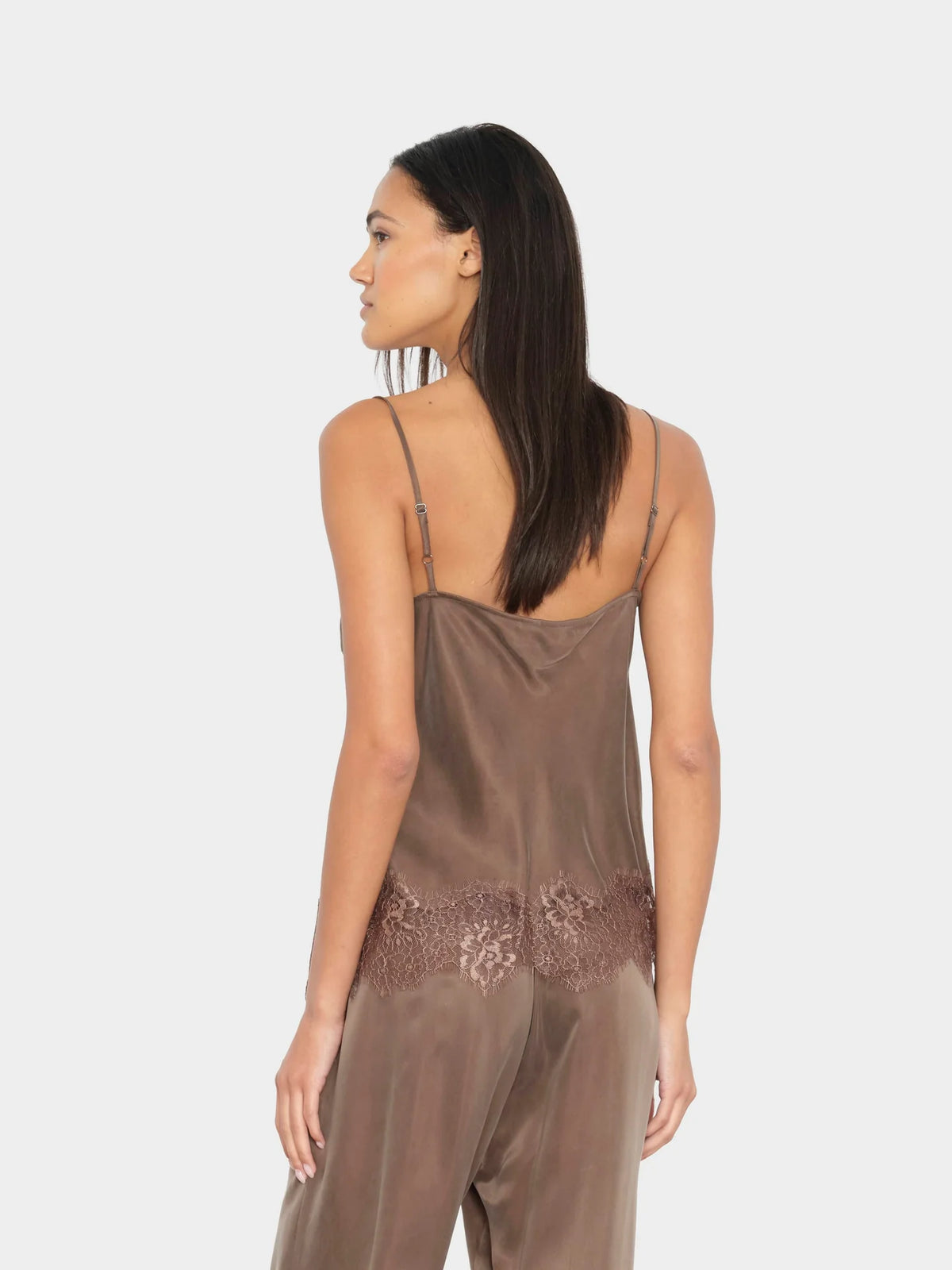 XIRENA COLETTE TOP OLIVE BROWN