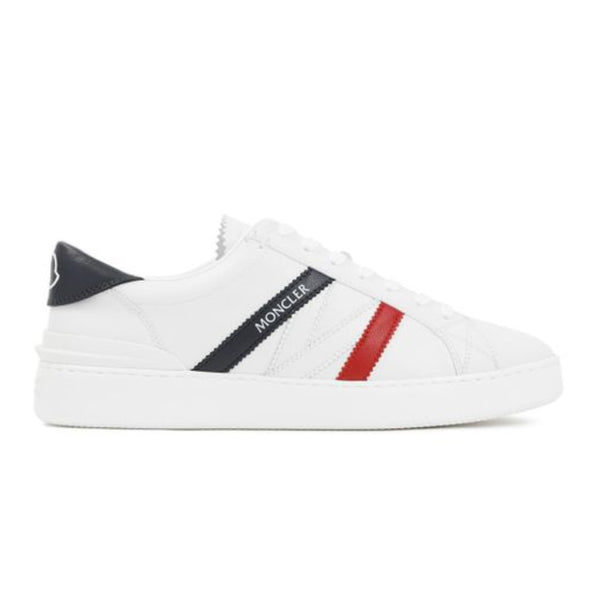 MONCLER MONACO LOW-TOP SNEAKERS IN WHITE
