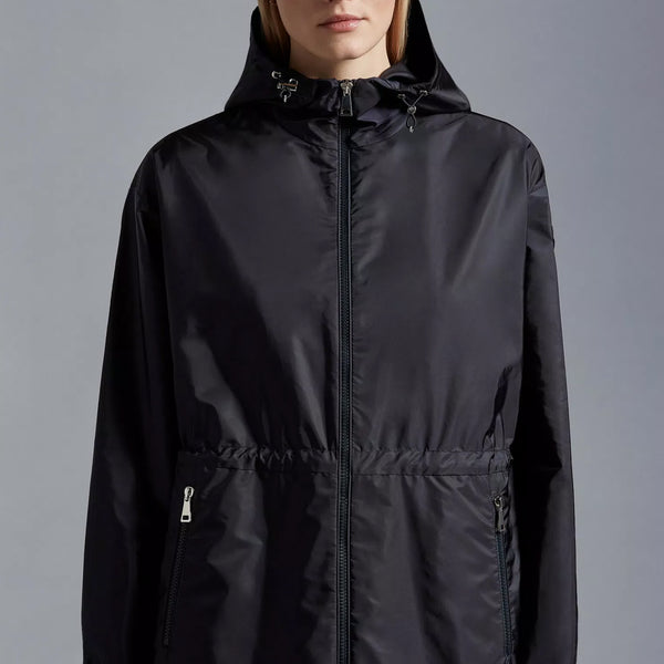 MONCLER WETE HOODED JACKET IN NIGHT BLUE